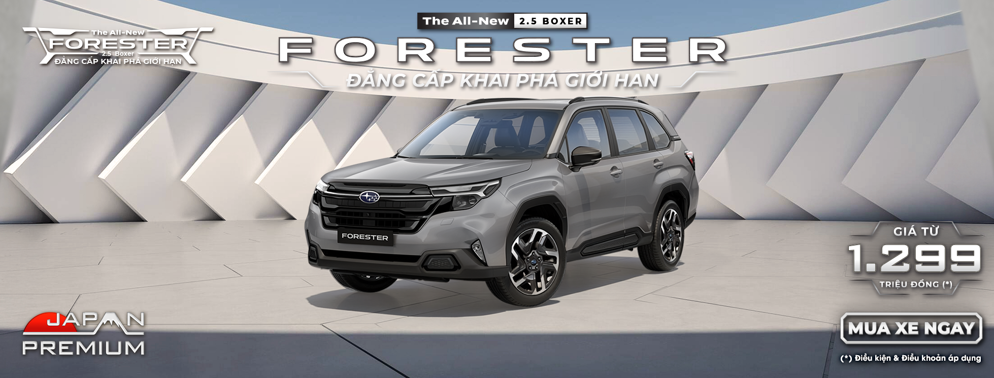 Subaru Forester 2.5 tháng 7 – Đại lý Subaru Đồng Nai