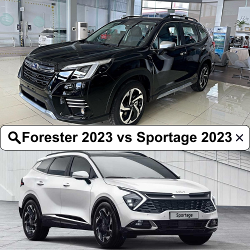 Cover Subaru Forester 2023 vs Kia Sportage 2023