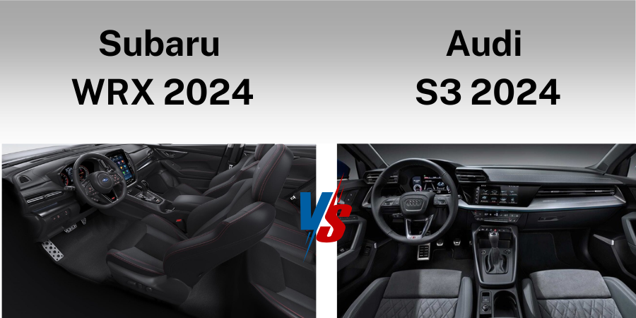 Subaru WRX 2024 vs Audi S3 2024: So sánh chi tiết 2 Noi that va tien nghi