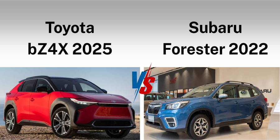 So sánh Subaru Forester 2022 vs Toyota bZ4X 2025 1 Tong quan ve Subaru Forester 2022 va Toyota bZ4X 2025