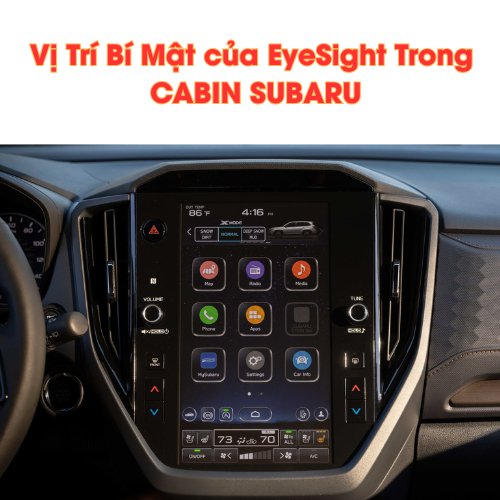 Hình ảnh EyeSight đã được cải tiến trên Forester 2025