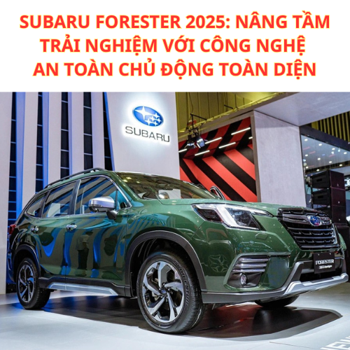 Mẫu xe Subaru Forester 2025