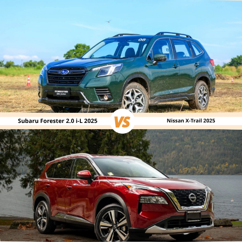 So sánh Subaru Forester 2.0 i-L 2025 với Nissan X-Trail 2.02025