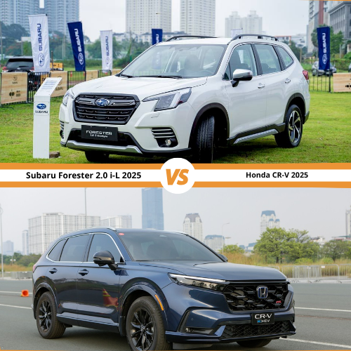 So Sánh Subaru Forester 2.0 i-L 2025 và Honda CR-V 2025