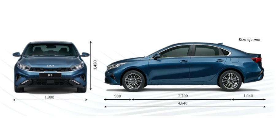 Thông Tin Chuẩn Xác Nhất Về Kích Thước Xe 5 Chỗ 7 Kia Cerato