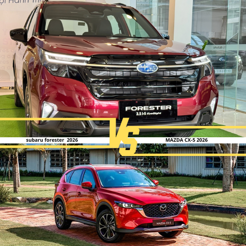 Subaru Forester 2026 và Mazda CX-5 2026