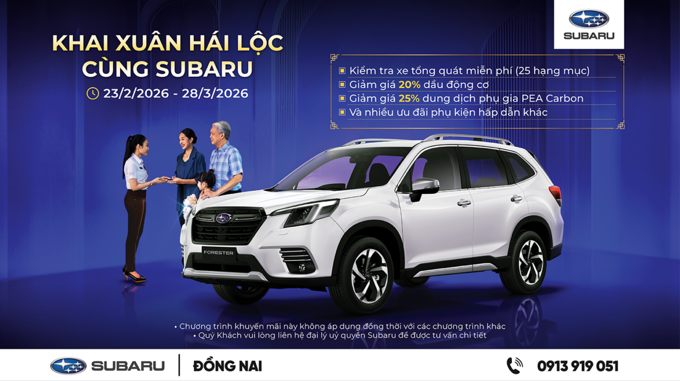 Khai xuân 2026 cùng Subaru