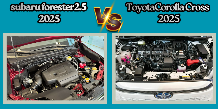 So sánh Subaru Forester 2.5 2025 và Toyota Corolla Cross 2025 5 Động cơ của Subaru Forester 2.5 2025 vs Toyota Corolla Cross 2025