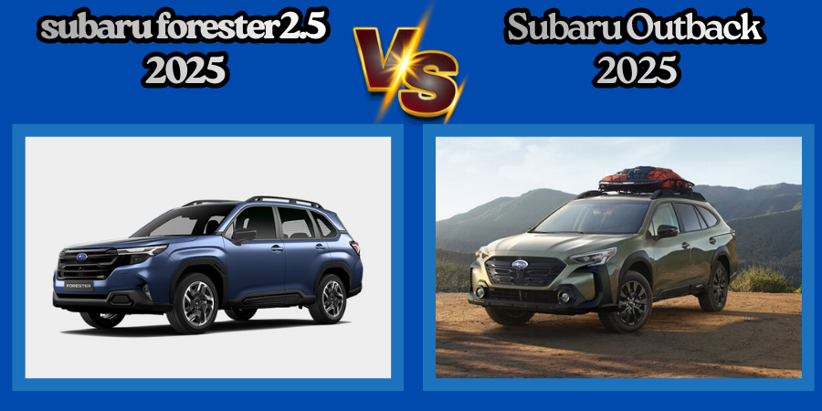 Ngoại thất Forester 2.5 2025 và Subaru Outback 2025