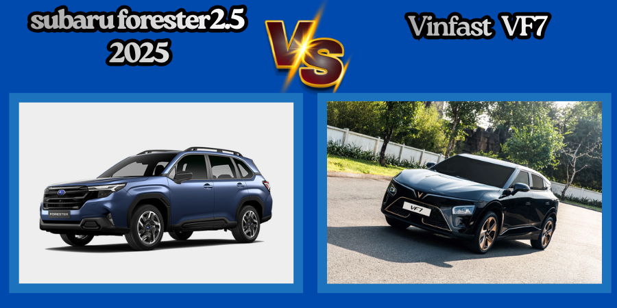 So sánh Forester 2.5 2025 và VinFast VF7 Lựa chọn xăng truyền thống hay xe điện hiện đại? 1 Ngoại thất Forester 2.5 2025 và Vinfast VF7