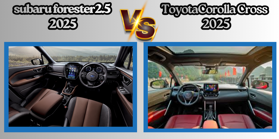 So sánh Subaru Forester 2.5 2025 và Toyota Corolla Cross 2025 3 Nội thất Subaru Forester 2.5 2025 vs Toyota Corolla Cross 2025