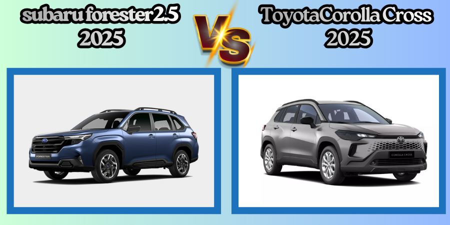 So sánh Subaru Forester 2.5 2025 và Toyota Corolla Cross 2025 2 Subaru Forester 2.5 2025 vs Toyota Corolla Cross