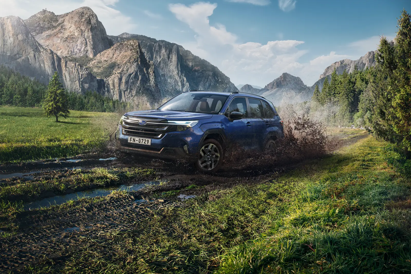 Subaru Forester 2.5 thế hệ mới 2026 màu Xanh Dương