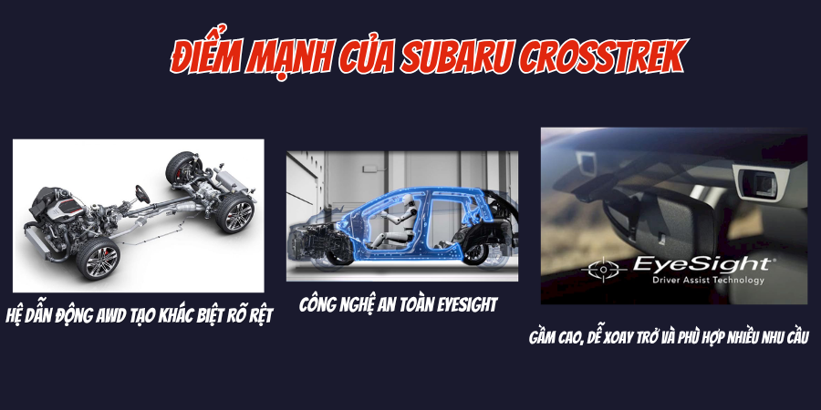 Đánh Giá Subaru Crosstrek Có Đáng Mua Không? 2 Điểm mạnh của Subaru Crosstrek