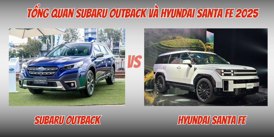 Subaru Outback Và Hyundai Santa Fe 2025: Nên Chọn Xe Nào 1 Tổng số Subaru Outback và Hyundai Santa Fe 2025