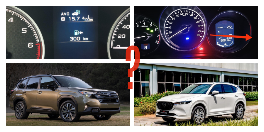 Subaru Forester Và Mazda CX-5: Xe Nào Tiết Kiệm Xăng? 2 Vì sao mức tiêu hao xăng có sự khác biệt?