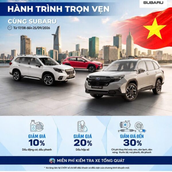 ĐÓN LỄ AN TÂM – HÀNH TRÌNH TRỌN VẸN CÙNG SUBARU