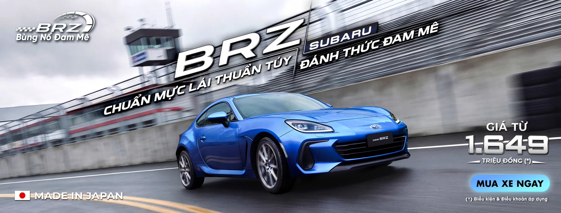 Subaru BRZ – khuyến mãi tháng 9/2026