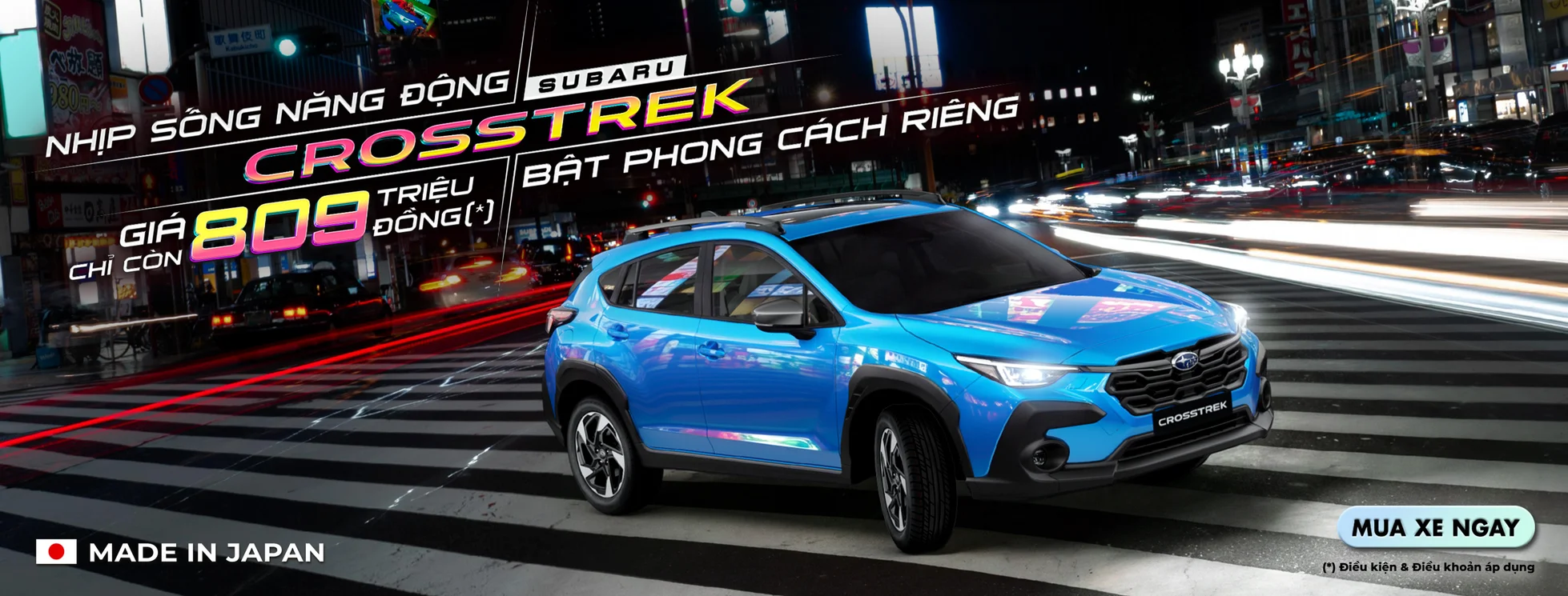 Subaru Crosstrek – khuyến mãi tháng 9/2026