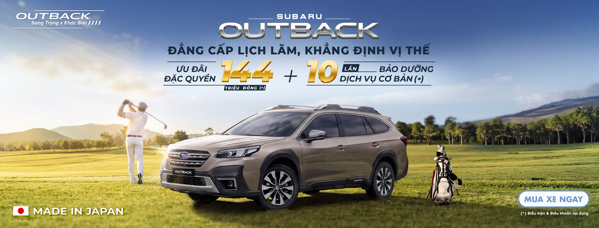 Subaru Outback – khuyến mãi tháng 9/2026