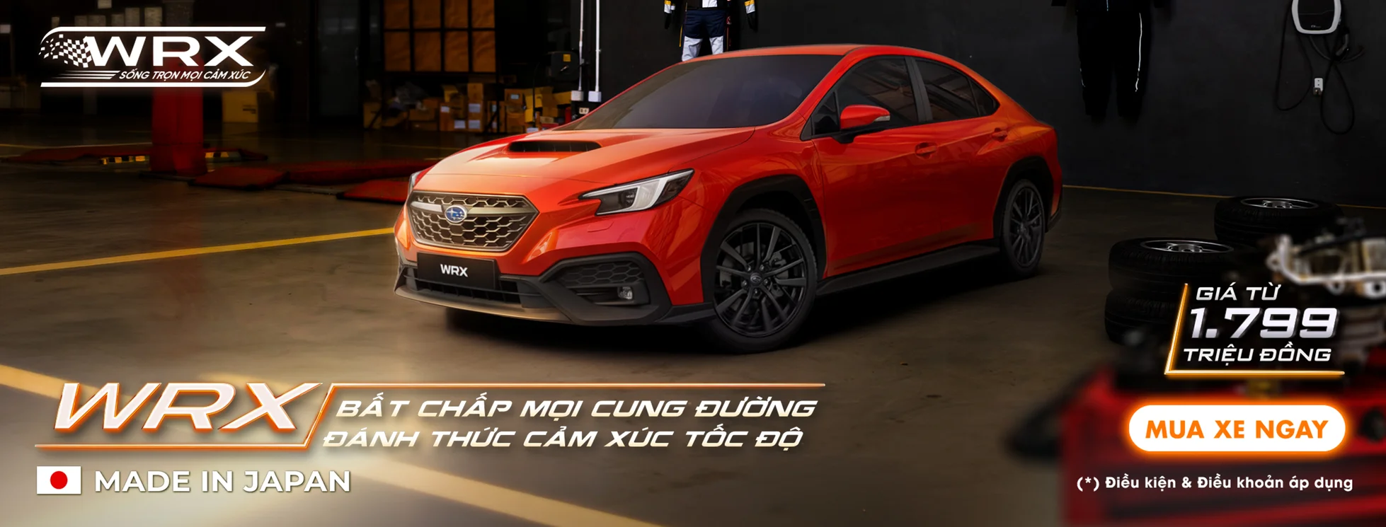 Subaru WRX – khuyến mãi tháng 9/2026